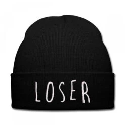 Loser Embroidered Hat Knit Cap