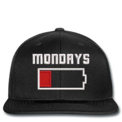 Mondays Embroidered Snapback