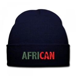 Afrıcan Embroidered Knit Cap