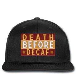 Death Embroidered Snapback