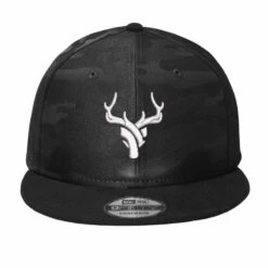 Deer Embroidered Hat Camo Snapback