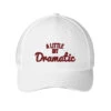 A Little Bit Dramatic Embroidered Hat Embroidered Mesh Cap