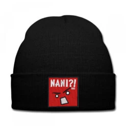 Nani Embroidered Hat Knit Cap