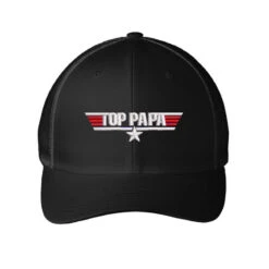 Top Papa Embroidered Hat Embroidered Mesh Cap