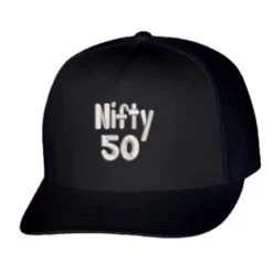 Nifty 50 Embroidered Hat Trucker Cap