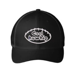 Cool Huwhip Embroidered Hat Embroidered Mesh Cap
