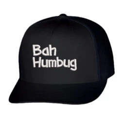 Bah Humbag Embroidered Hat Trucker Cap