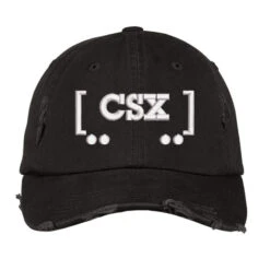 Csx Embroidered Hat Distressed Cap