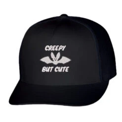 Creepy Embroidered Hat Trucker Cap