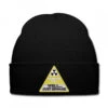 Beware Embroidered Hat Knit Cap