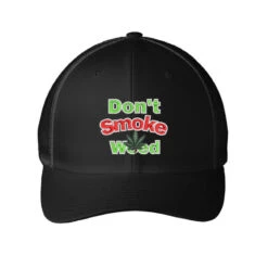 Don't Smoke Embroidered Hat Embroidered Mesh Cap