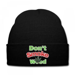 Don't Smoke Embroidered Hat Knit Cap