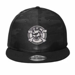 Danger Embroidered Hat Camo Snapback