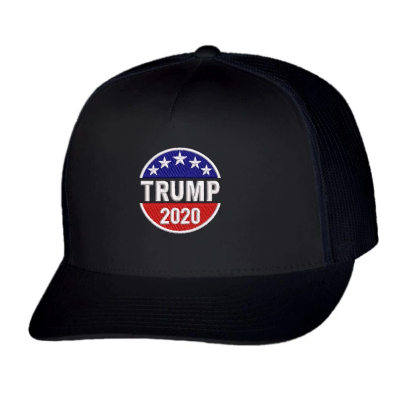 Trump 2020 Embroidered Hat Trucker Cap 1 Trump 2020 Embroidered Hat Trucker Cap