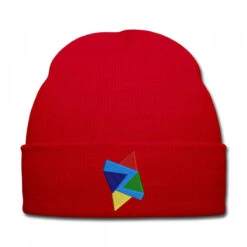 Crystal Embroidered Hat Knit Cap