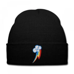 Thunder Embroidered Hat Knit Cap