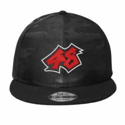 48 Embroidered Hat Camo Snapback