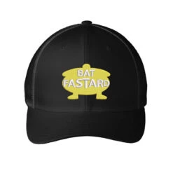 Bat Fastard Embroidered Hat Embroidered Mesh Cap