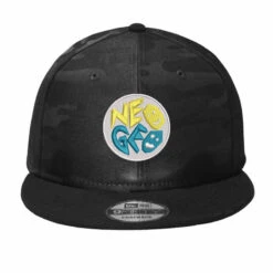 Neo Geo Embroidered Hat Camo Snapback