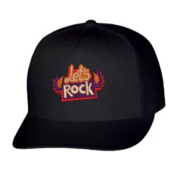 Let's Rock Embroidered Hat Trucker Cap
