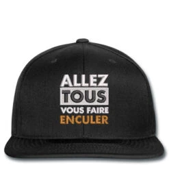 Allez Tous Embroidered Hat Snapback