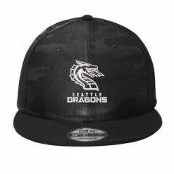 Dragons Embroidered Hat Camo Snapback