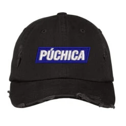 Puchica Embroidered Hat Distressed Cap