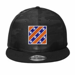 Star Embroidered Hat Camo Snapback