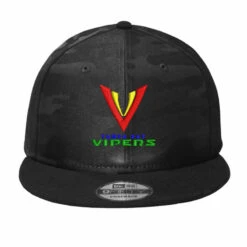 Vipers Embroidered Hat Camo Snapback
