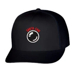 Santa Cam Embroidered Hat Trucker Cap