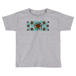 Cowhide Leopard Sunflower Gemstone Toddler T-shirt