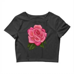Queen Of Elegance Rose Crop Top
