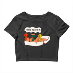 Hello World ! Crop Top