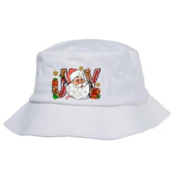 Joy With Santa Claus Bucket Hat