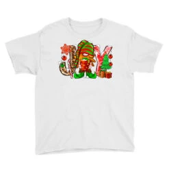 Joy Christmas Elf Gnome Youth Tee -ThreadNest Store pd.2524084110.37.25058380.s3.1 front white ffffff none x0y0 129 800x800 1