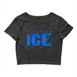 Frozen Ice Bag Funny Halloween Costume Crop Top