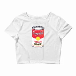 Andy Warhol Soup Crop Top