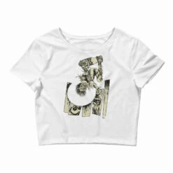 Skate To Death 1986 Crop Top