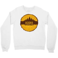 Acadia National Park ,sign Annual Ring Crewneck Sweatshirt -ThreadNest Store pd.2525972073.32.25068992.s3.1 front white ffffff none x0y0 124 800x800 1