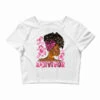 Breast Cancer Survivor Black Woman Crop Top
