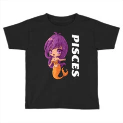 Zodiac Pisces Girl Astrology Horoscope Sign Cute B Toddler T-shirt