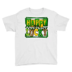 Happy Go Lucky St. Patrick's Day Youth Tee -ThreadNest Store pd.2526222797.37.24847805.s3.1 front white ffffff none x0y0 129 800x800 1
