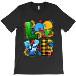 Love With Heart Sunflower T-Shirt -ThreadNest Store pd.2526259297.24.25084765.s3.1 front black ffffff none x8y22 164 800x800 1