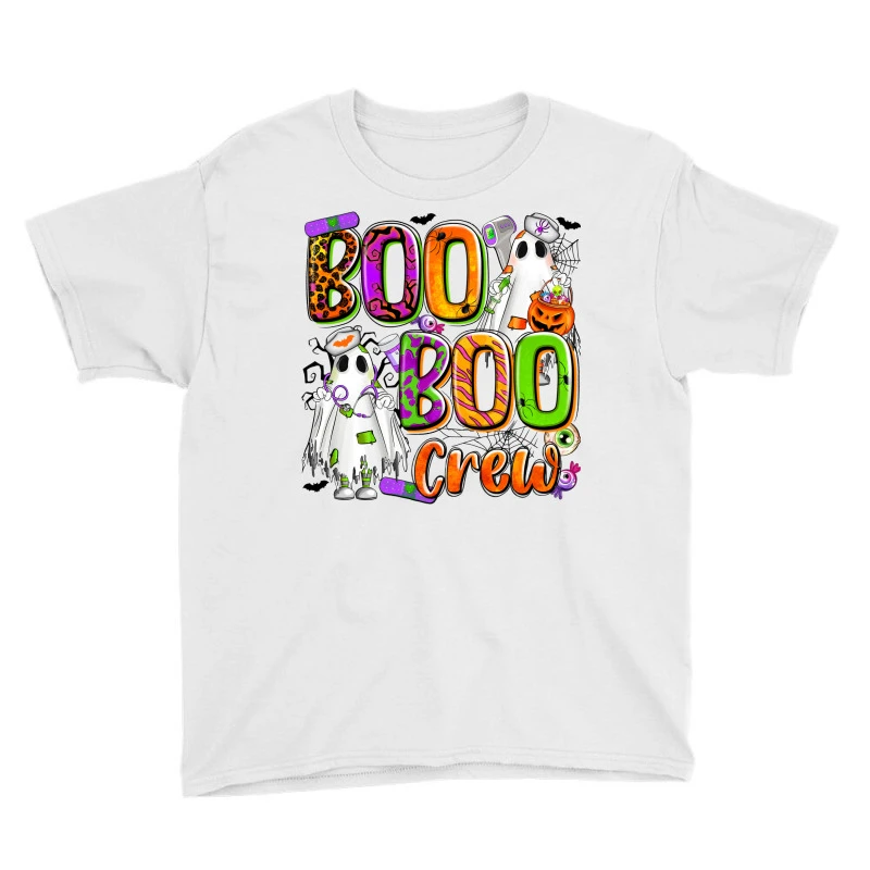 Halloween Boo Boo Crew Youth Tee 3 Halloween Boo Boo Crew Youth Tee - Image 3