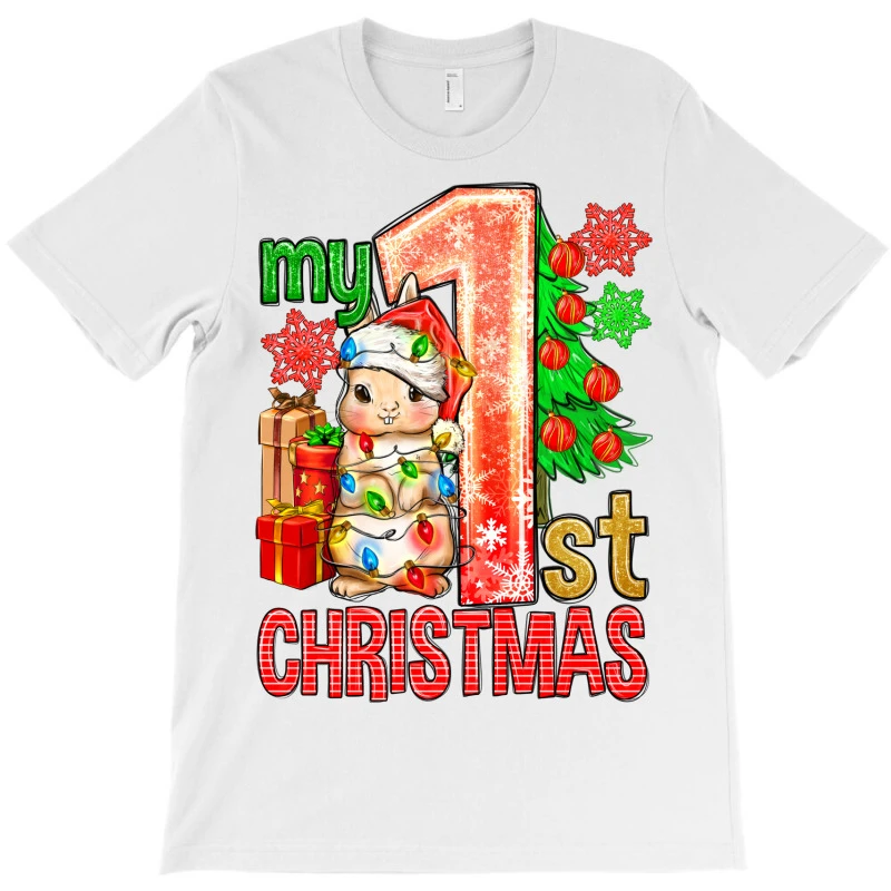 My First Christmas Rabbit T-Shirt 3 My First Christmas Rabbit T-Shirt - Image 3