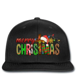 Merry Christmas Cross Printed Hat