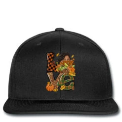 Love Fall With Afro Woman Printed Hat