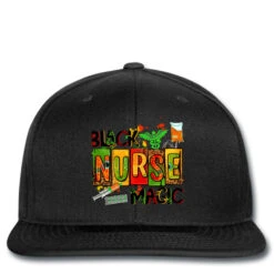 Black Nurse Magic Printed Hat