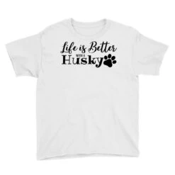 Life Is Better With A Husky, Husky Lovers Youth Tee -ThreadNest Store pd.2526527168.37.25092252.s3.1 front white ffffff none x0y0 129 800x800 1