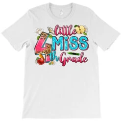 Little Miss 4th Grade T-Shirt -ThreadNest Store pd.2526547150.24.25090996.s3.1 front white ffffff none x0y0 180 800x800 1